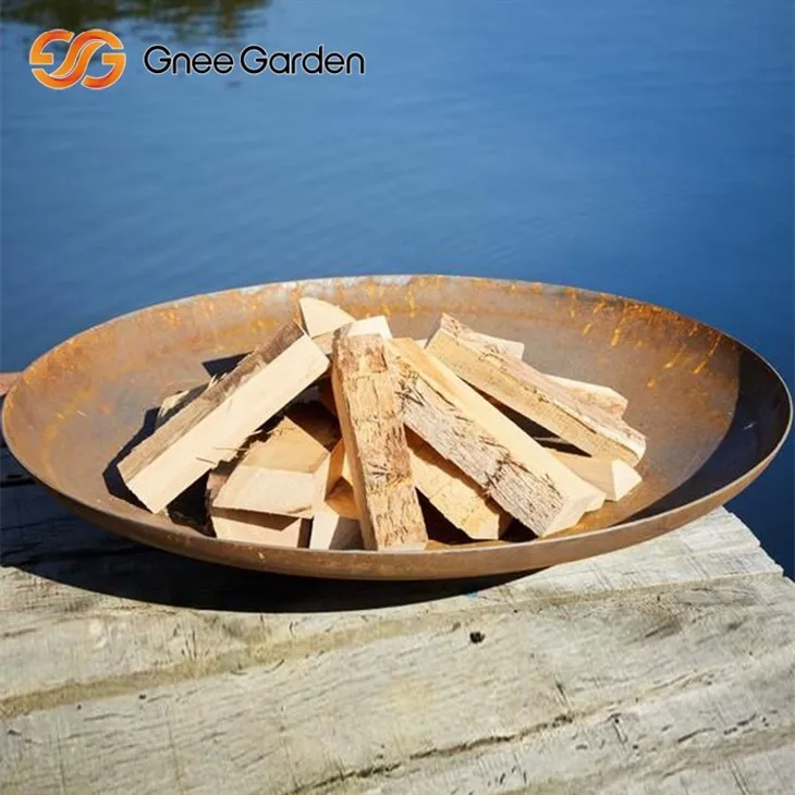 Corten Steel Fire Pit Contemporary Design