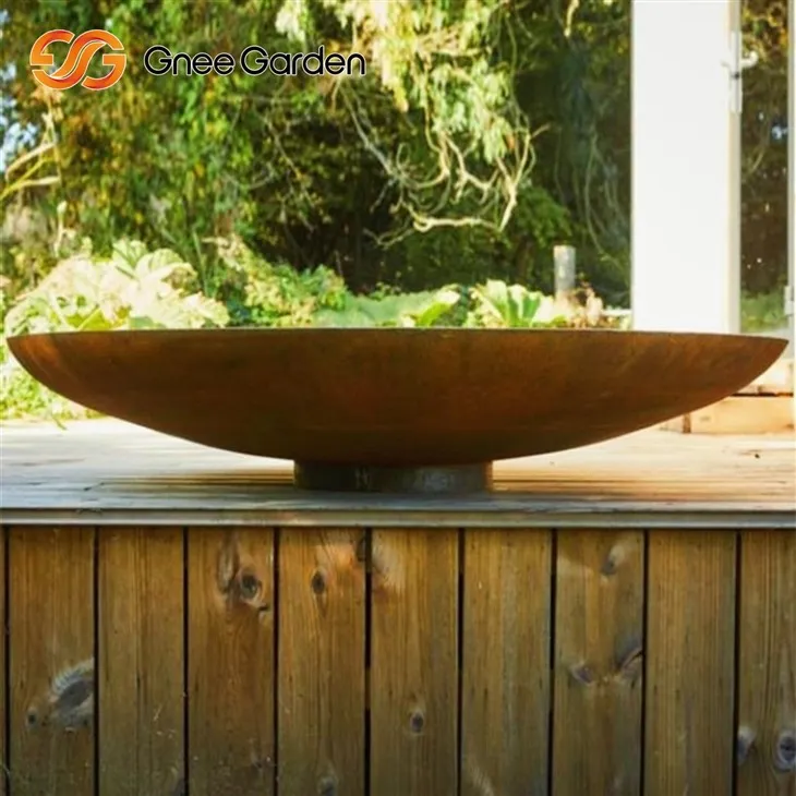 Corten Classic Fire Bowl Rustic γοητεία