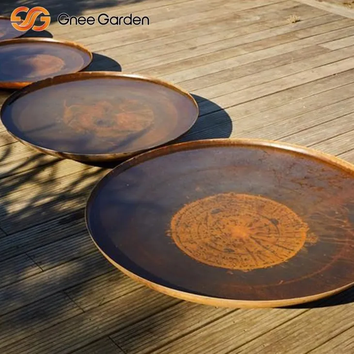 Corten Rust ανθεκτικό στο Propane Fire Bowl