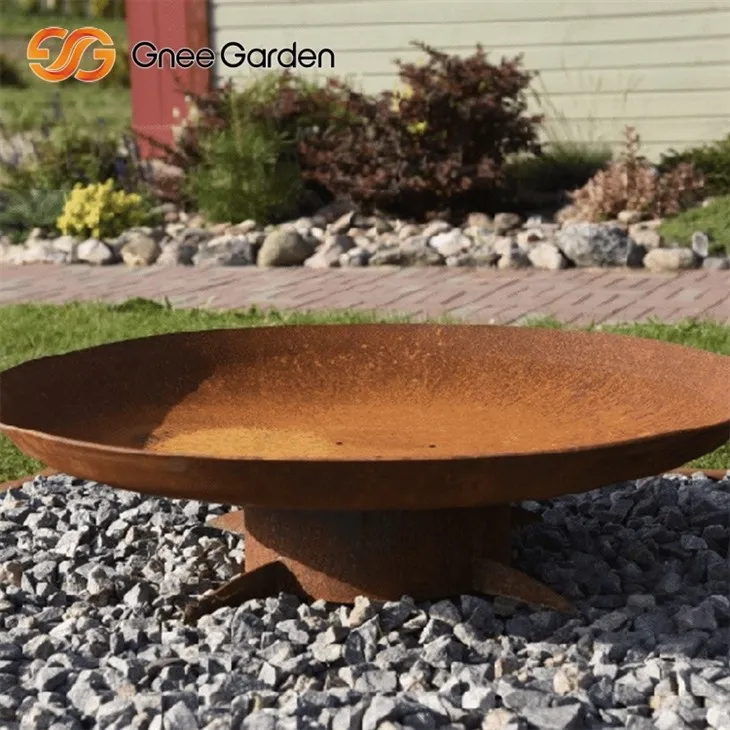 Corten Steel Fire Pit Σύγχρονη σχεδίαση