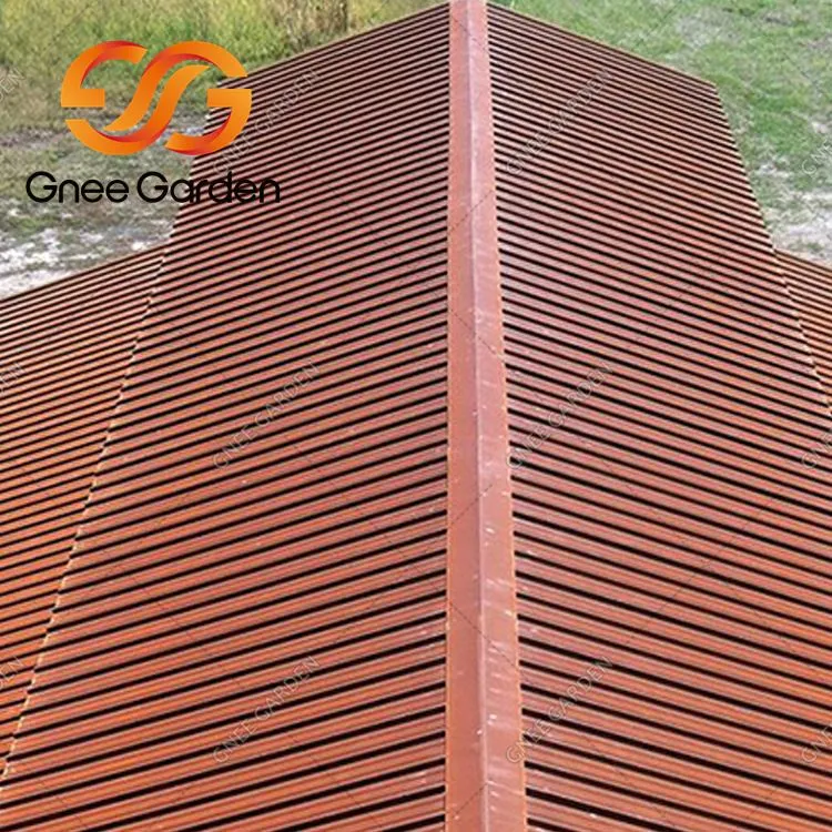 Μεταλλική στέγη Corten Seam