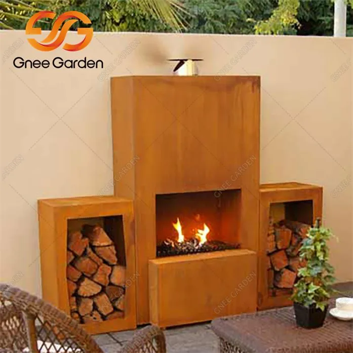 Τζάκι Corten Steel Backyard