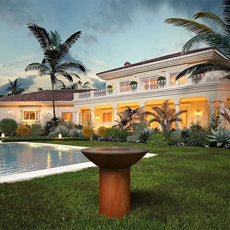 Κομψές και δυνατές ψησταριές Corten Steel Barbeque