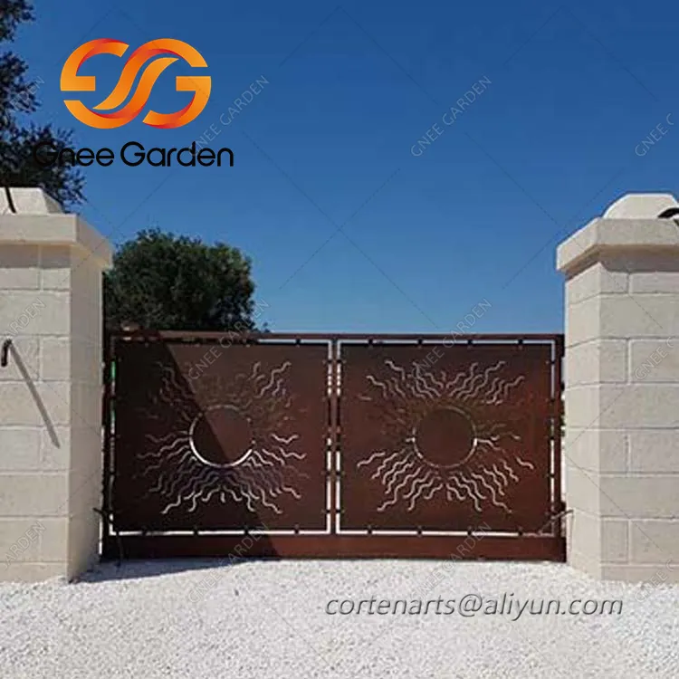Corten Ατσάλι Κήπος Πύλες Σχεδιασμός