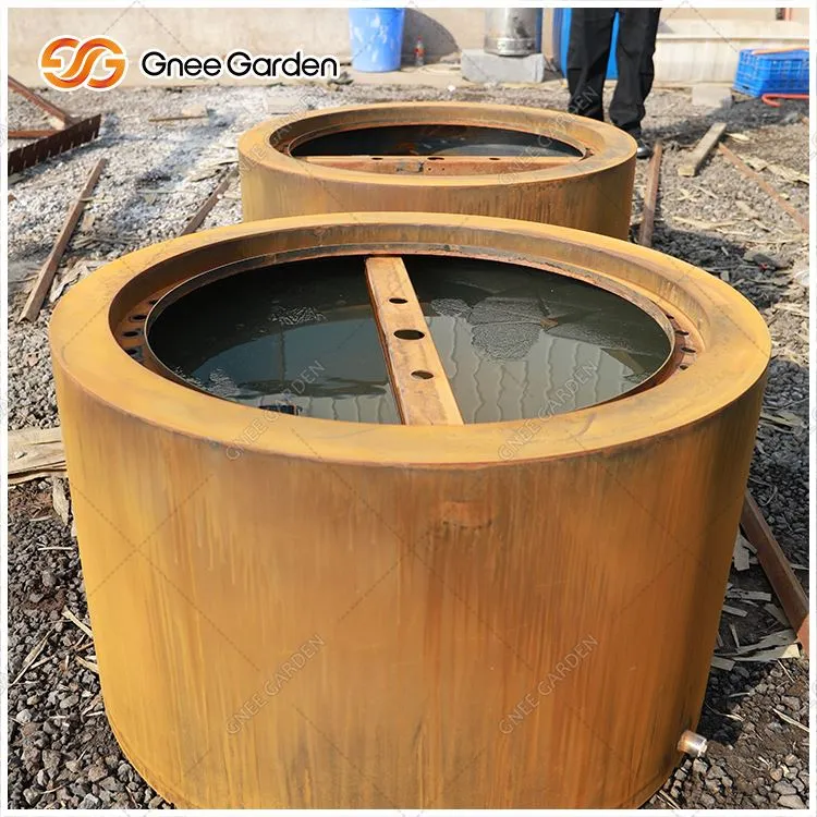 Corten Steel Garden Water Fountain