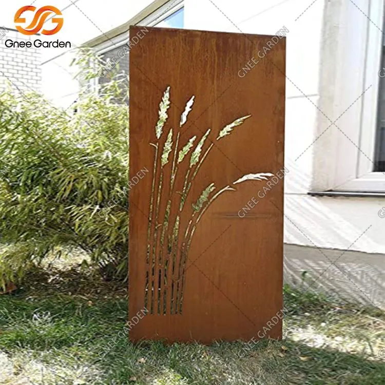 Πάνελ κοπής με λέιζερ Corten Steel