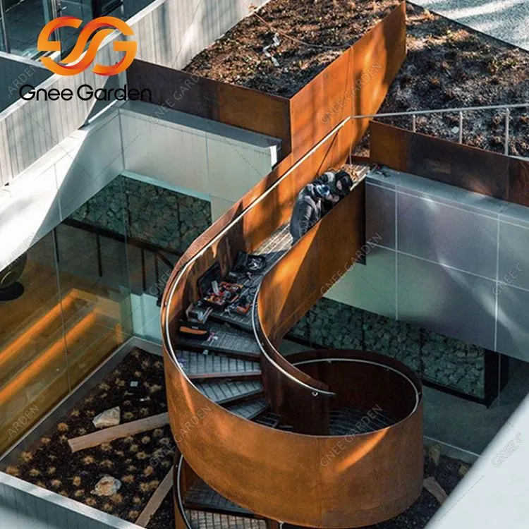 Corten Steel Outdoor Rust Landscape Bort