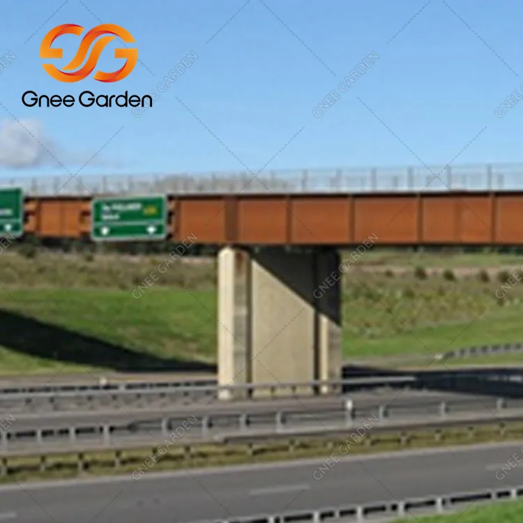 Κατασκευή πεζογέφυρας Corten Steel