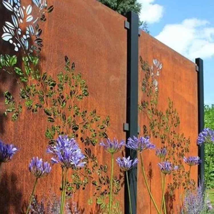 Απλό πάνελ Corten Steel Rust Screens