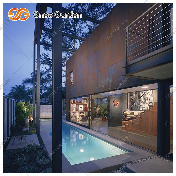 Φύλλα χάλυβα Corten για τοίχους