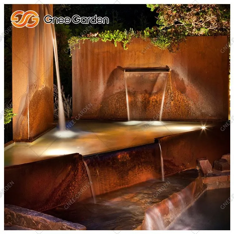 Χαρακτηριστικό νερού Corten Steel