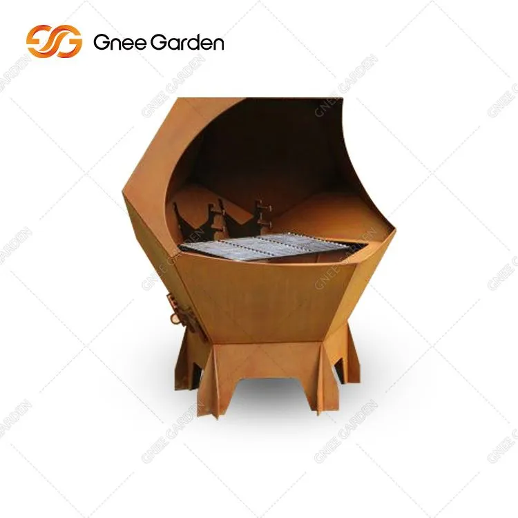 Μεγάλη εξωτερική σχάρα Corten Steel