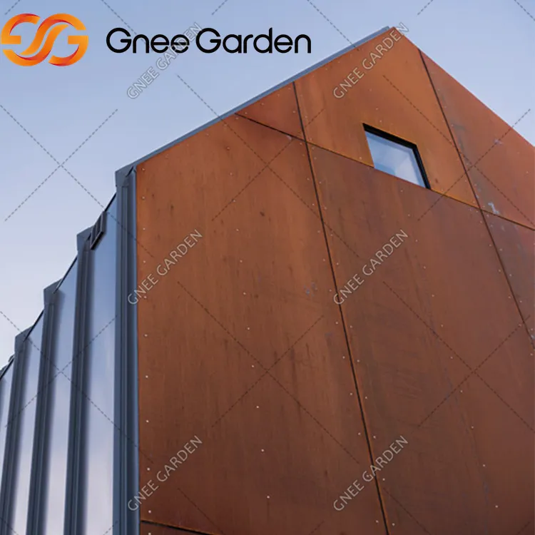 Μεταλλική πρόσοψη κουρτίνα τοίχο επένδυση χάλυβα τοίχο κουρτίνας