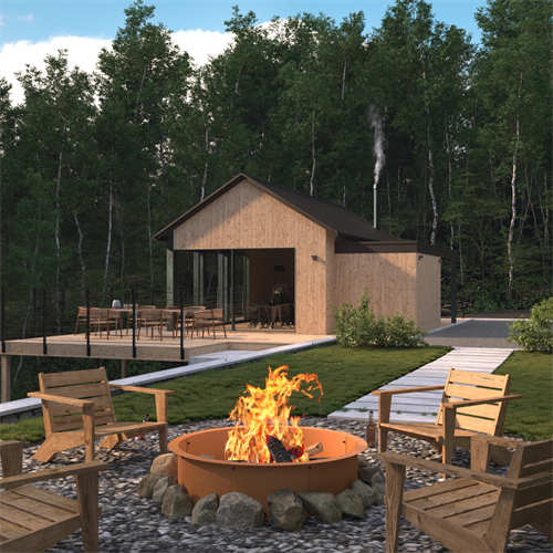 Θερμοσίφωνας εξωτερικού χώρου Fire Pit Corten Steel