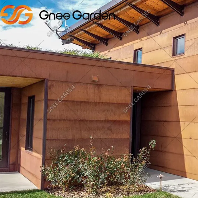 Κατοικία Σύγχρονη Επένδυση Corten Corten