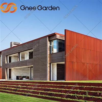 Builing διακόσμηση κουρτίνα τοίχο corten χάλυβα