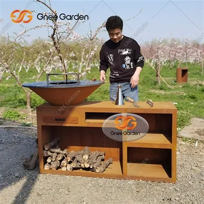 Corten Steel Heavy Duty BBQ