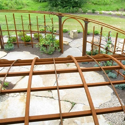 Corten Steel Εξωτερικός θόλος Κιόσκι