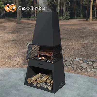 Εσωτερικό τζάκι με ξύλα